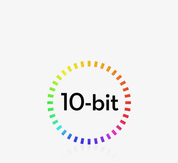 10-bit & D-Log M Color Performance