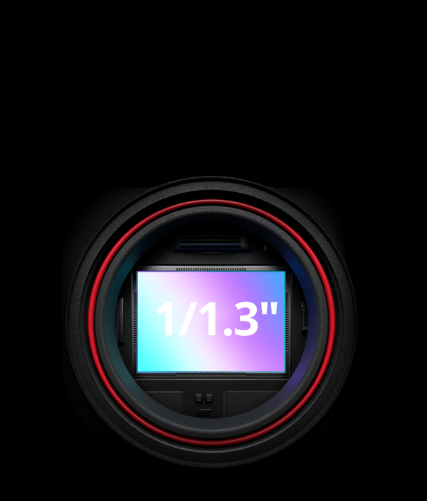 1/1.3-inch Sensor & Stunning Low-Light Imaging
