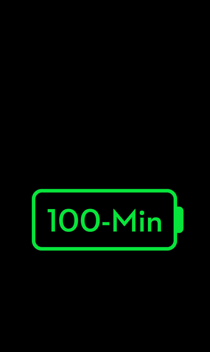 100-Min8K/30fps Continuous Recording