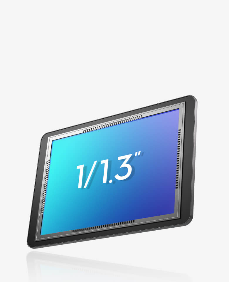 All-New 1/1.3″ Sensor