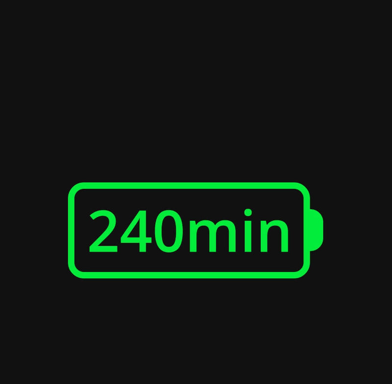 Cold-Resistant & 4-Hour Battery Life