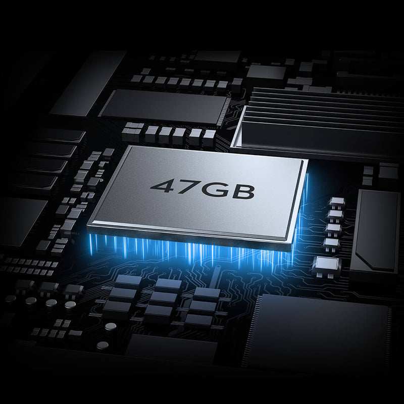 47GB In-Built Storage