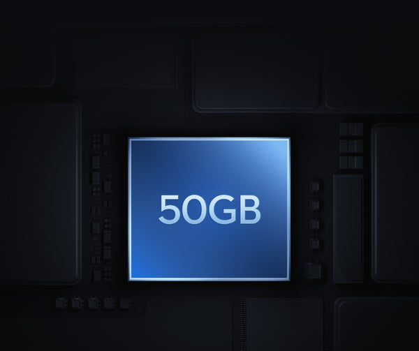 50GB Built-in Storage