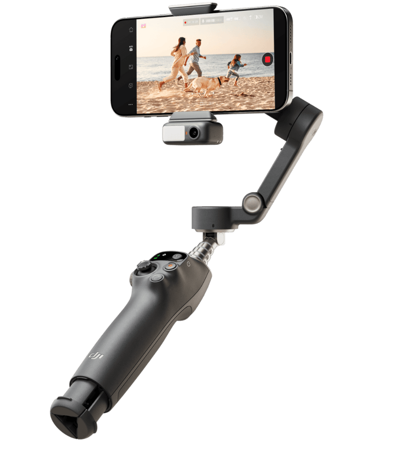 Built-in Extension Rod & Tripod