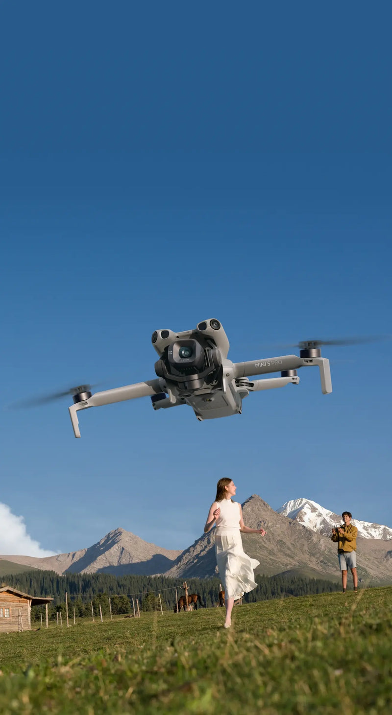 True Vertical Shooting and 225° Flexible Gimbal Rotation